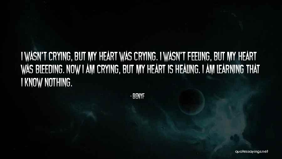 A Broken Heart Healing Quotes By Benyf