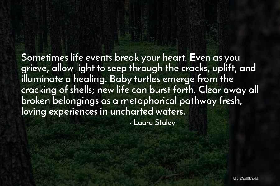 A Broken Heart Healing Quotes By Laura Staley