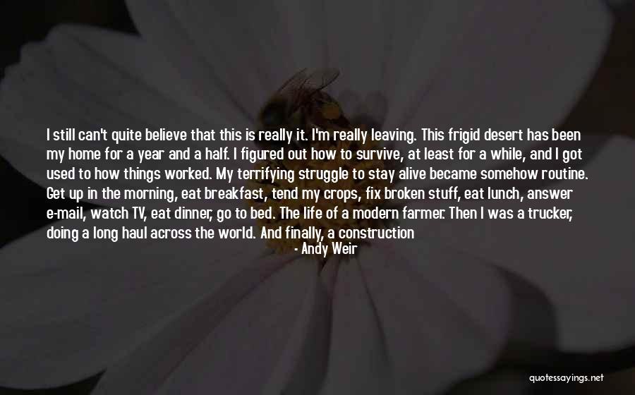 A Broken Home Quotes By Andy Weir A Broken Home Quotes By Andy Weir