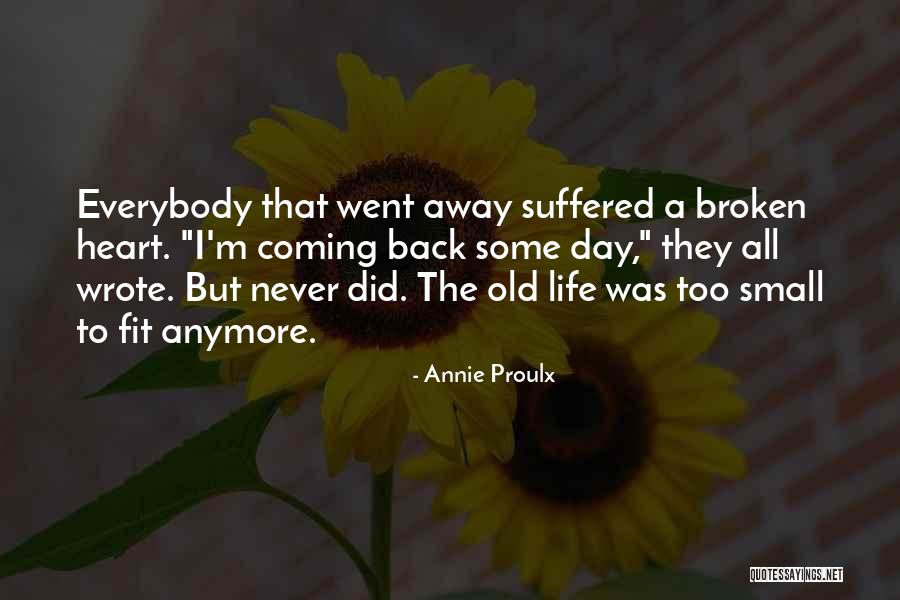 A Broken Home Quotes By Annie Proulx