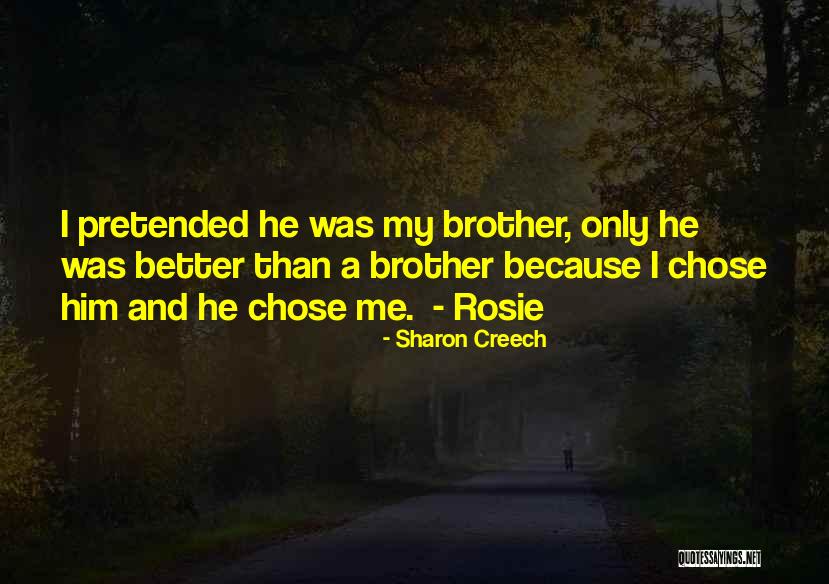 A Brother Quotes By Sharon Creech A Brother Quotes By Sharon Creech