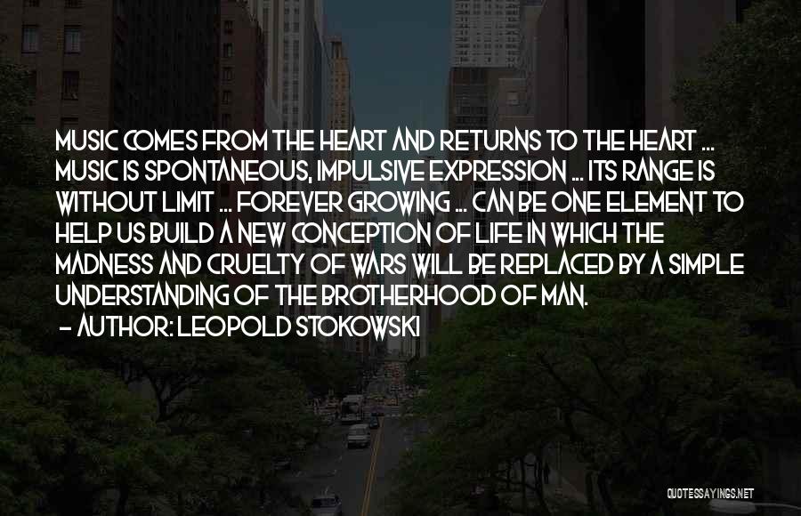 A Brotherhood Quotes By Leopold Stokowski