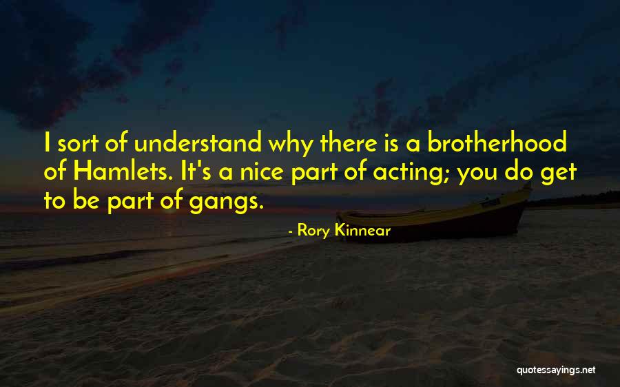 A Brotherhood Quotes By Rory Kinnear