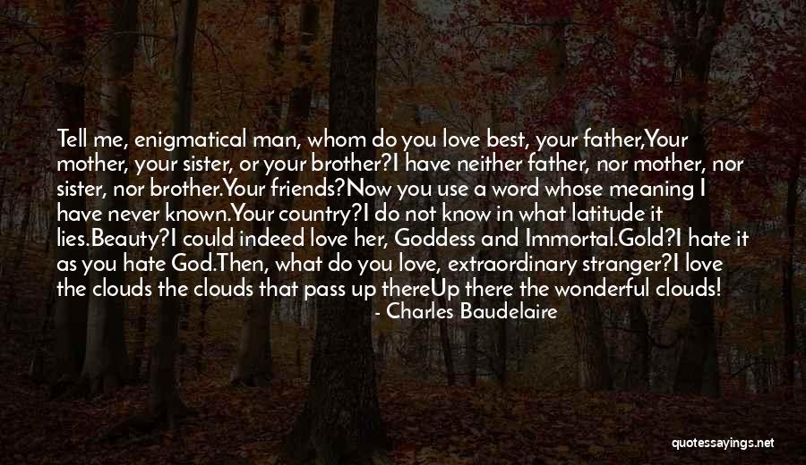 A Brother's Love For His Sister Quotes By Charles Baudelaire