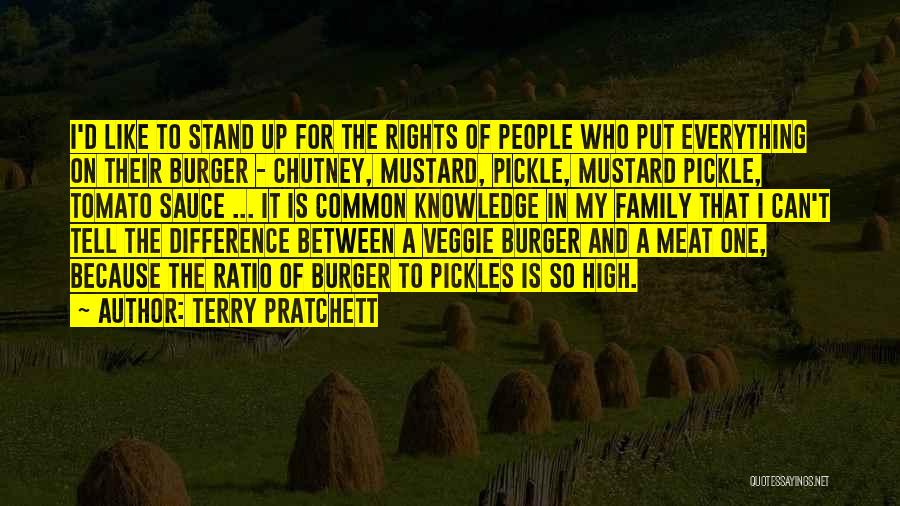 A Burger Quotes By Terry Pratchett