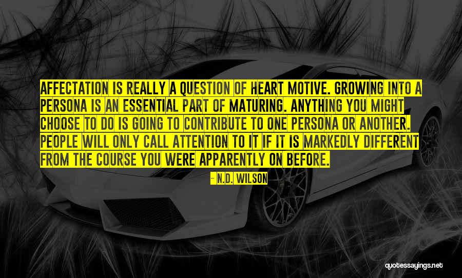A Call To Action Quotes By N.D. Wilson