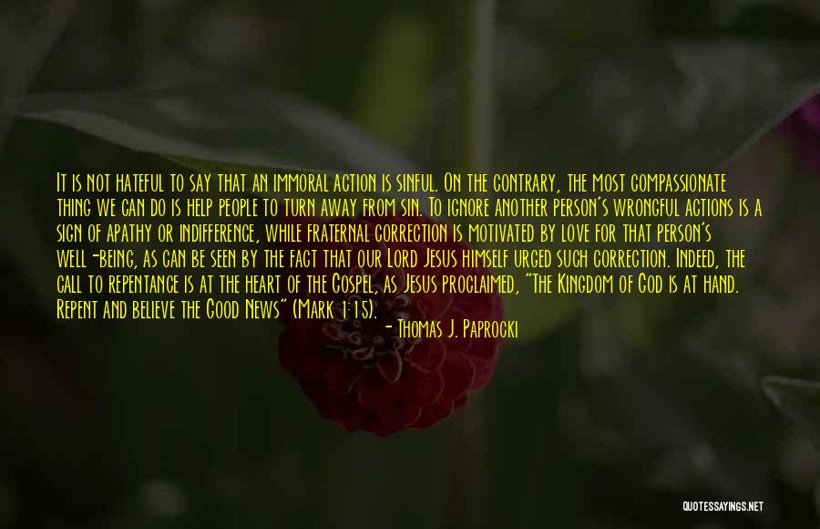 A Call To Action Quotes By Thomas J. Paprocki