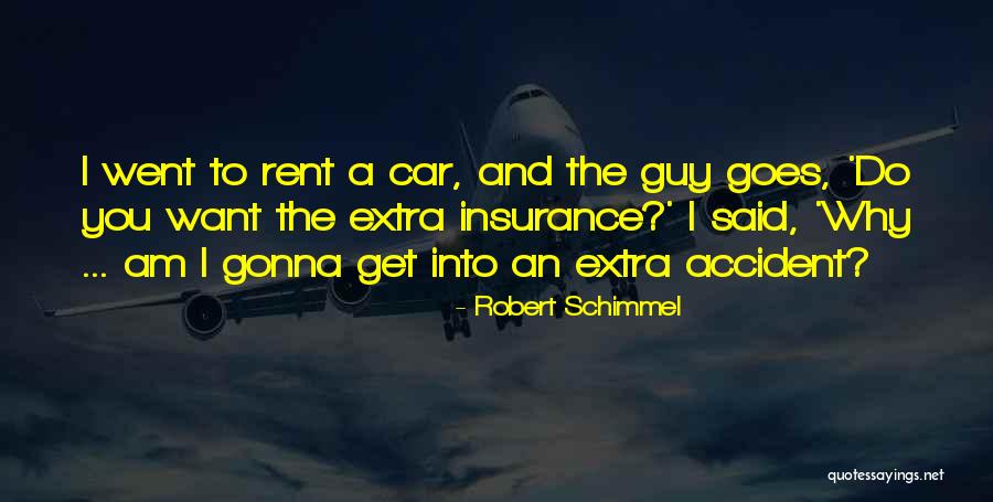 A Car Accident Quotes By Robert Schimmel