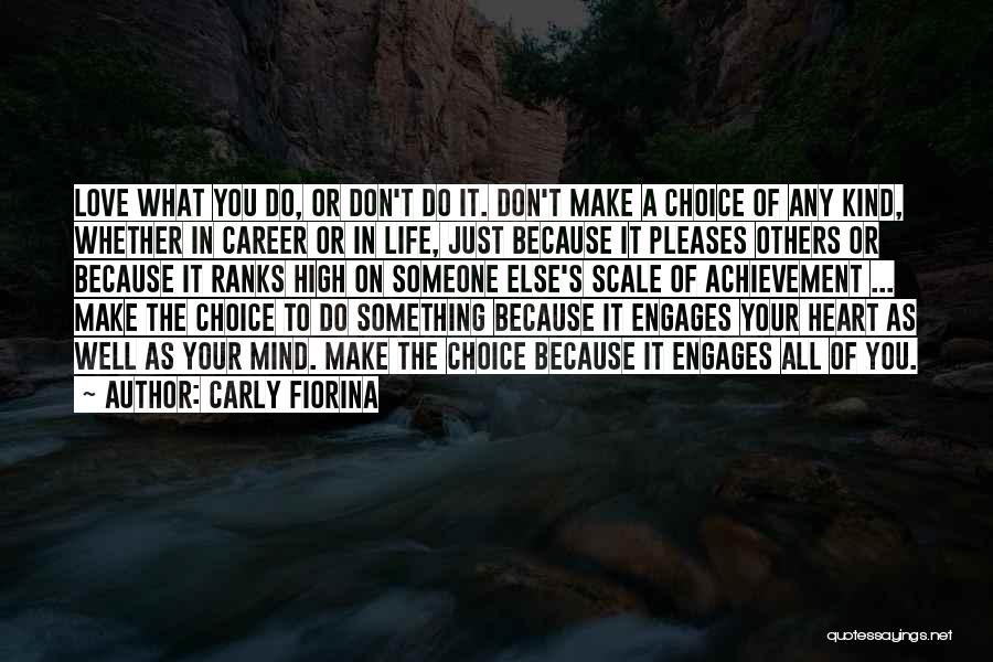 A Career You Love Quotes By Carly Fiorina