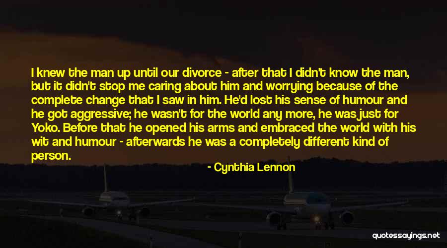 A Caring Person Quotes By Cynthia Lennon A Caring Person Quotes By Cynthia Lennon