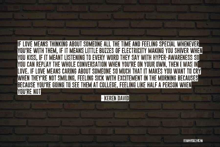 A Caring Person Quotes By Keren David A Caring Person Quotes By Keren David