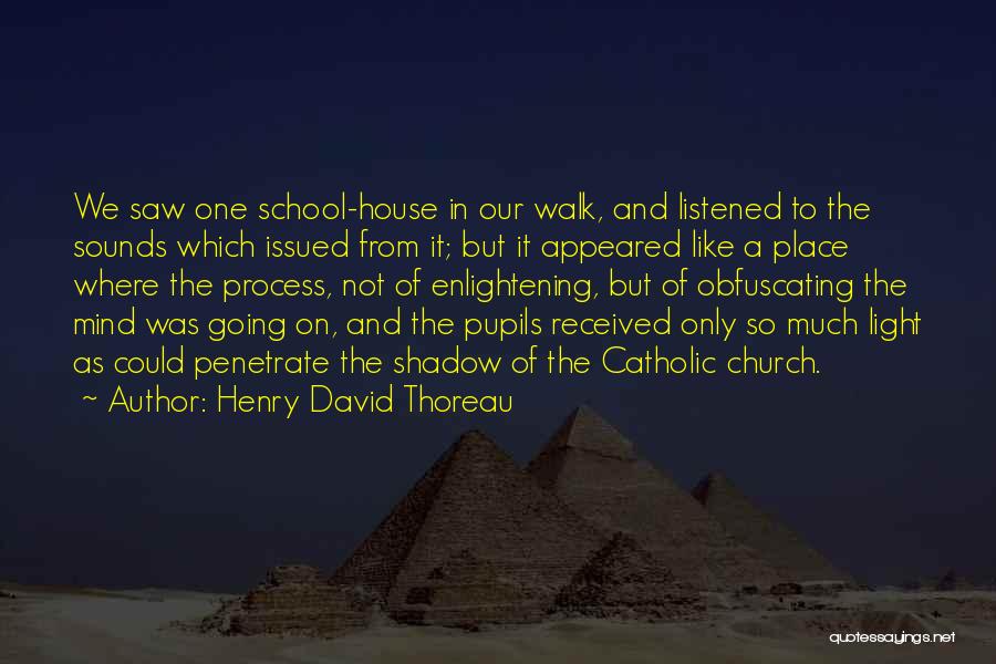 A Catholic Education Quotes By Henry David Thoreau