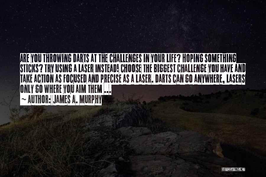 A Challenge In Life Quotes By James A. Murphy