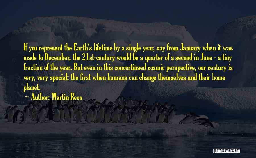 A Change In Perspective Quotes By Martin Rees