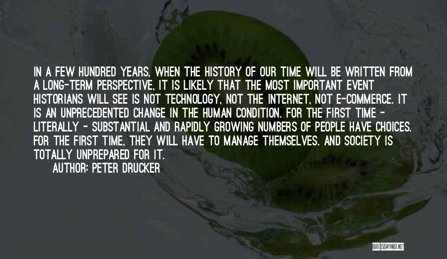 A Change In Perspective Quotes By Peter Drucker