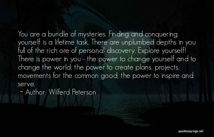 A Change Of Plans Quotes By Wilferd Peterson