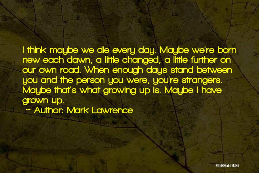 A Changed Person Quotes By Mark Lawrence