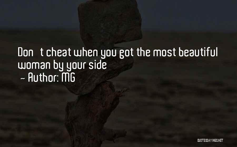 A Cheating Wife Quotes By MG