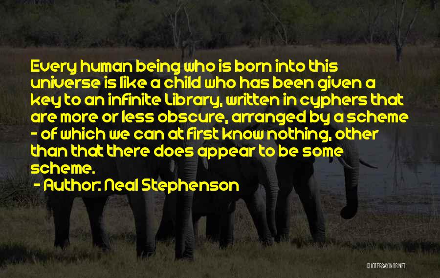 A Child Being Born Quotes By Neal Stephenson