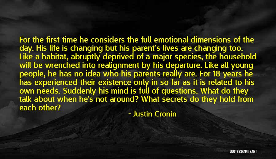 A Child Leaving Home Quotes By Justin Cronin A Child Leaving Home Quotes By Justin Cronin