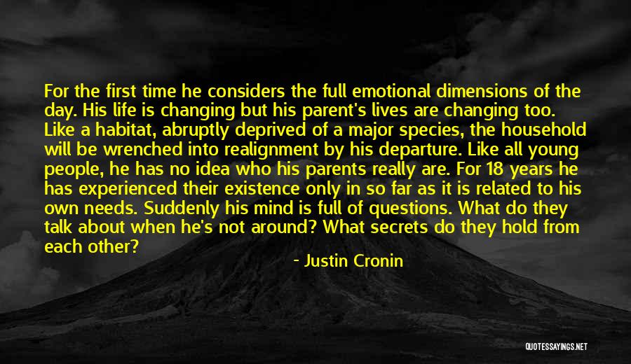 A Child Leaving Home Quotes By Justin Cronin