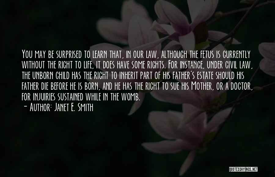 A Child Without A Father Quotes By Janet E. Smith