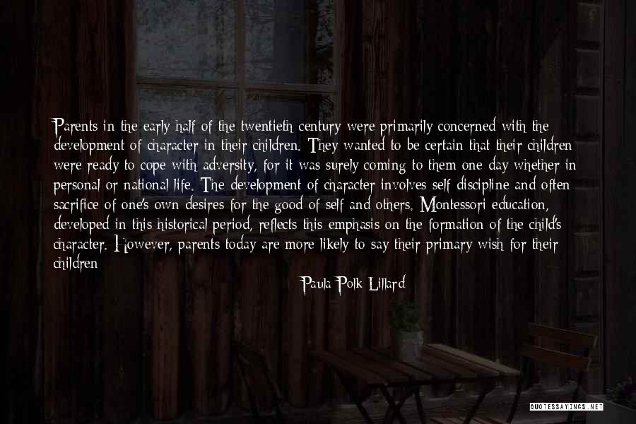 A Child's Education Quotes By Paula Polk Lillard