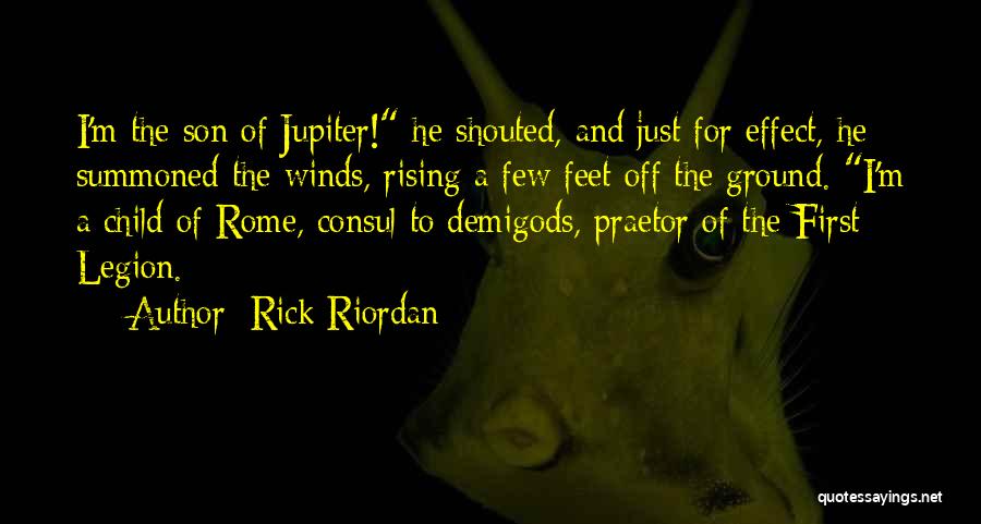 A Child's Feet Quotes By Rick Riordan