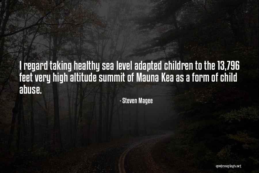 A Child's Feet Quotes By Steven Magee