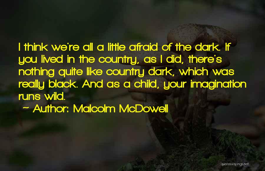 A Child's Imagination Quotes By Malcolm McDowell