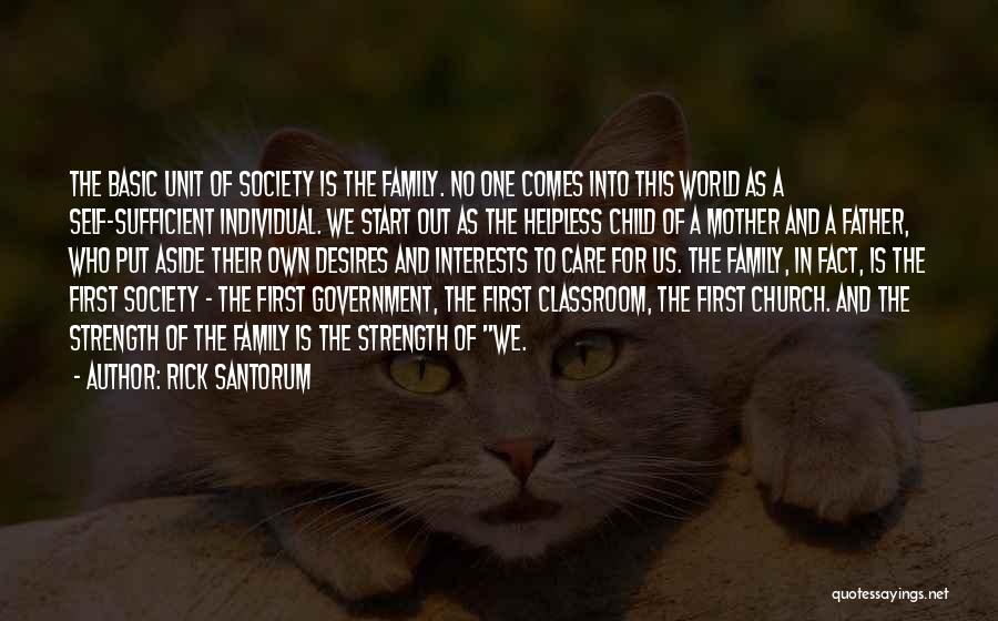 A Child's Strength Quotes By Rick Santorum