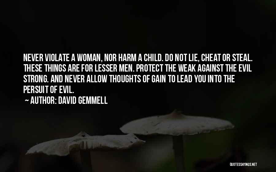 A Child's Thoughts Quotes By David Gemmell