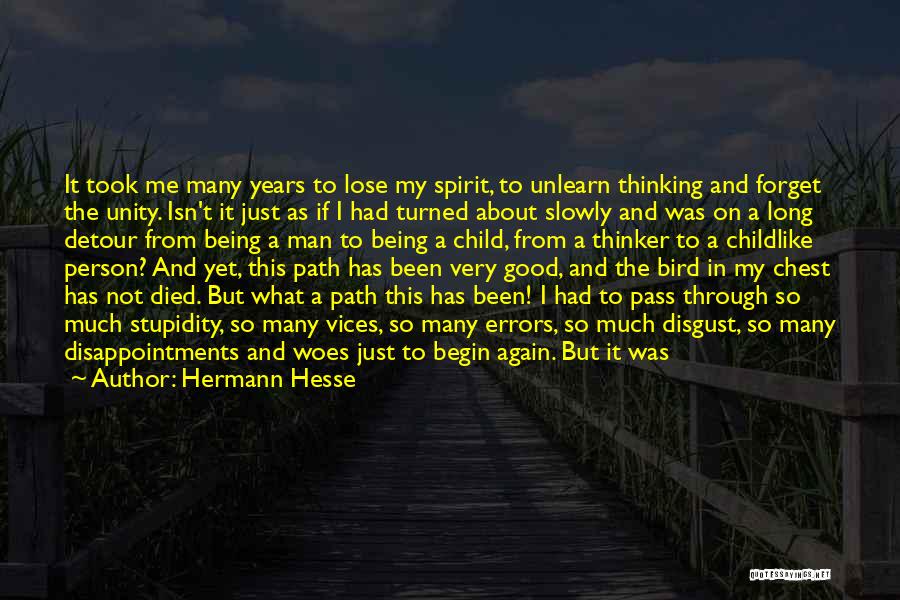 A Child's Thoughts Quotes By Hermann Hesse