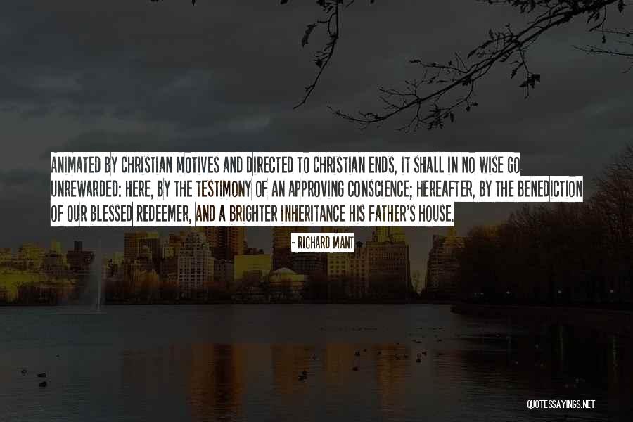 A Christian Testimony Quotes By Richard Mant A Christian Testimony Quotes By Richard Mant