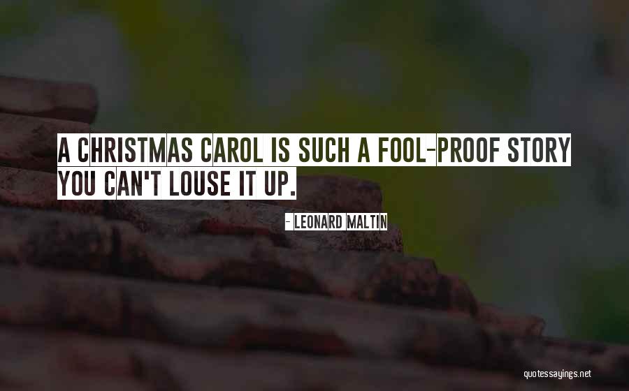 A Christmas Carol Quotes By Leonard Maltin A Christmas Carol Quotes By Leonard Maltin