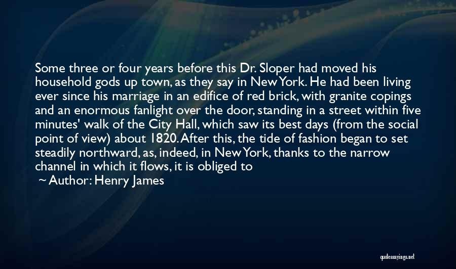 A City View Quotes By Henry James