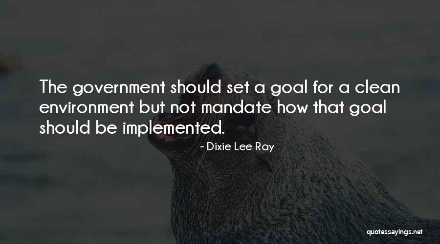 A Clean Environment Quotes By Dixie Lee Ray A Clean Environment Quotes By Dixie Lee Ray