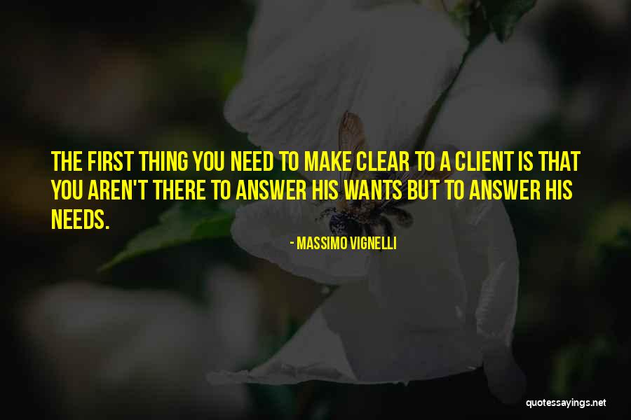 A Client Quotes By Massimo Vignelli A Client Quotes By Massimo Vignelli