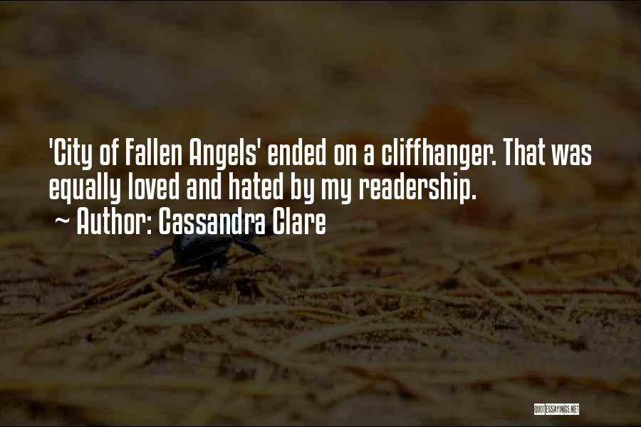 A Cliffhanger Quotes By Cassandra Clare