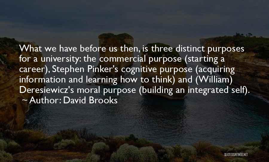 A College Education Quotes By David Brooks