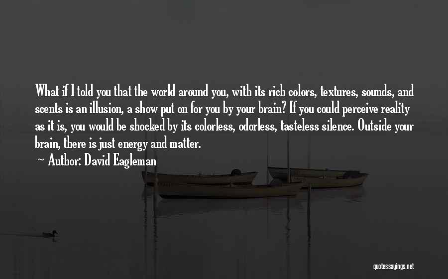 A Colorless World Quotes By David Eagleman