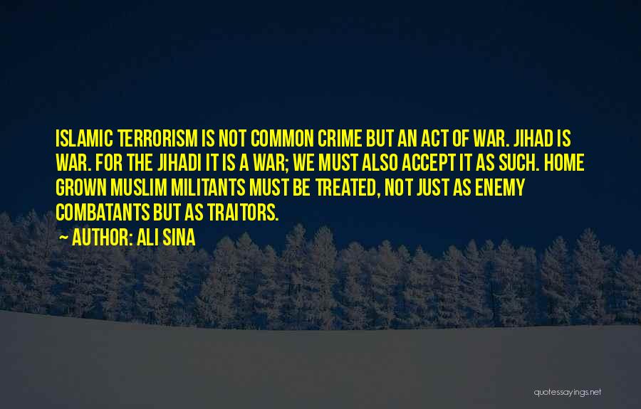 A Common Enemy Quotes By Ali Sina