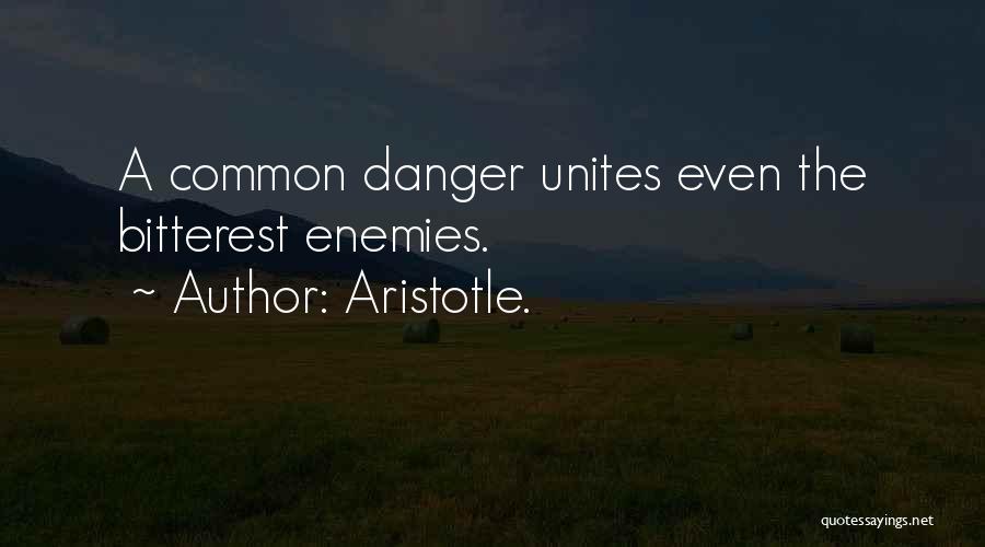 A Common Enemy Quotes By Aristotle.