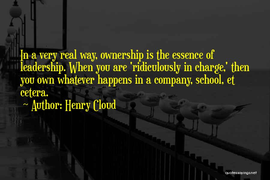 A Company Quotes By Henry Cloud