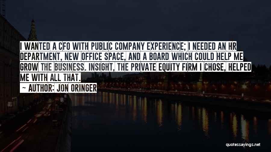 A Company Quotes By Jon Oringer