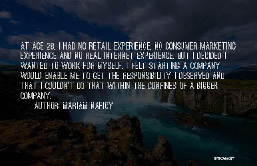 A Company Quotes By Mariam Naficy