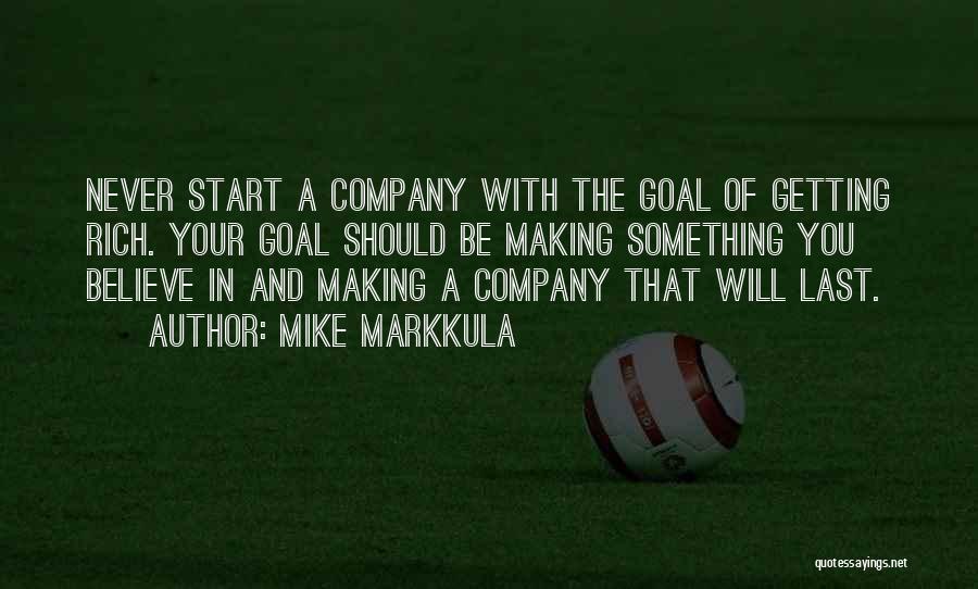 A Company Quotes By Mike Markkula