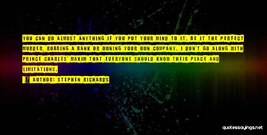 A Company Quotes By Stephen Richards