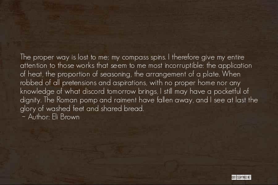 A Compass Quotes By Eli Brown