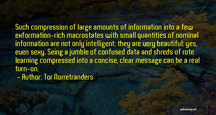 A Concise Quotes By Tor Norretranders